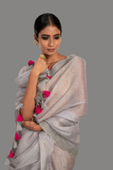 saree with stitched blouse 1