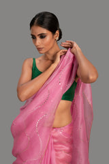 saree with stitched blouse 12