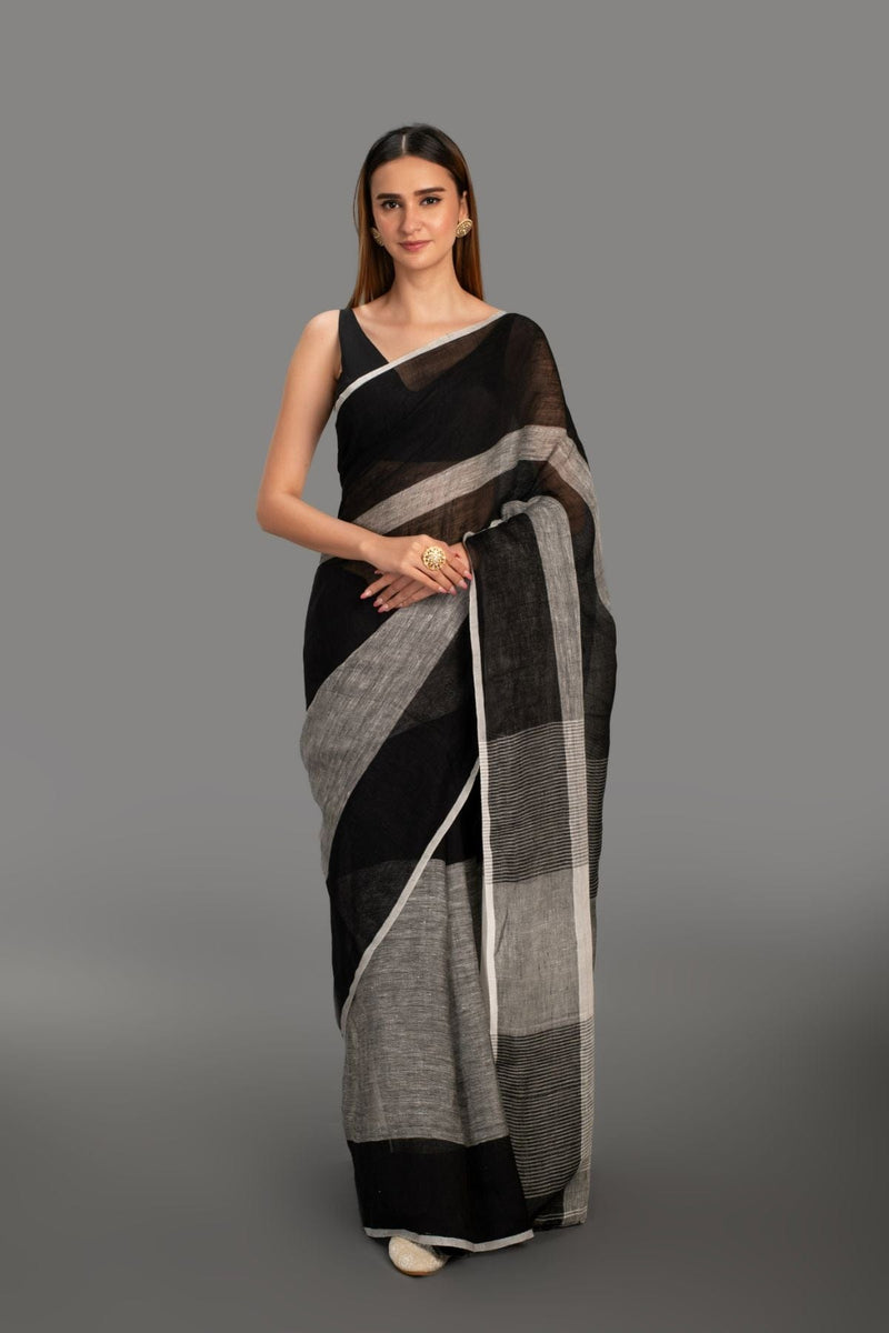 saree with stitched blouse 14