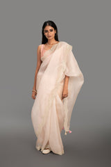 saree with stitched blouse 16