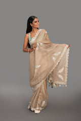 saree with stitched blouse 18
