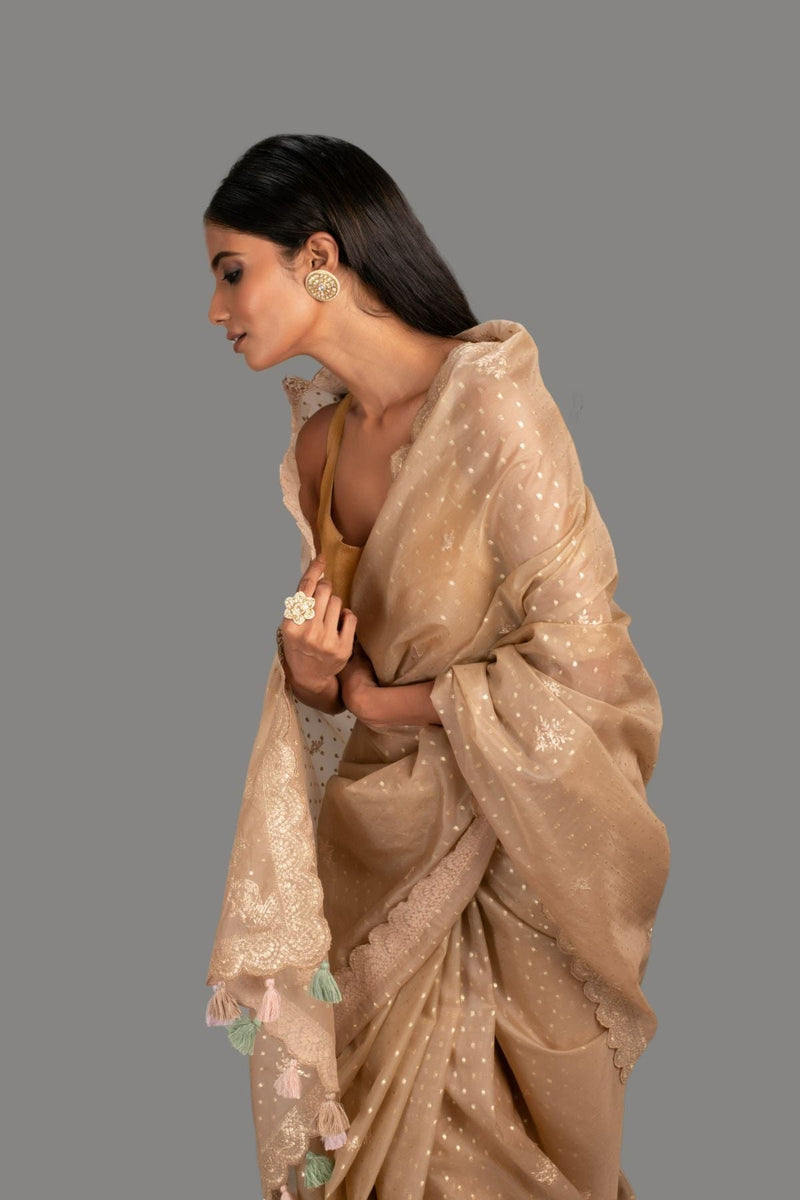 saree with stitched blouse 27