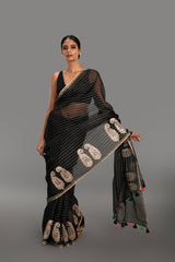 saree with stitched blouse 6